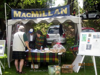 Clan MacMillan tent